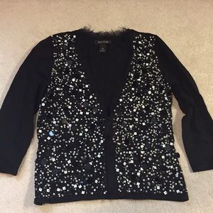 White House Black Market Sequin Sweater